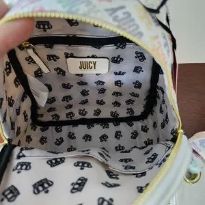 NWT Juicy by Juicy Couture Glam Pull Out Pouch Rainbow Crown Mini Backpack Juicy Couture | Bags | Nwt Juicy By Juicy Couture Glam Pull  main image 2
